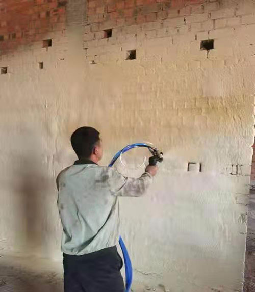 冷庫建築保溫層聚氨酯噴塗案例