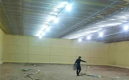 冷庫聚氨酯噴塗