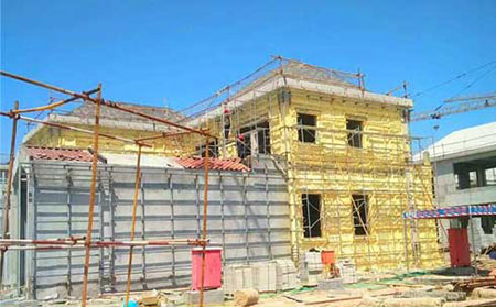 外牆保溫層施工